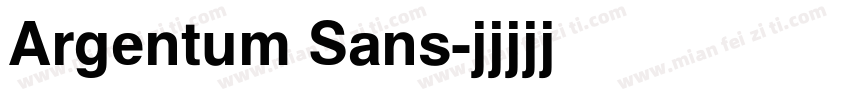 Argentum Sans字体转换